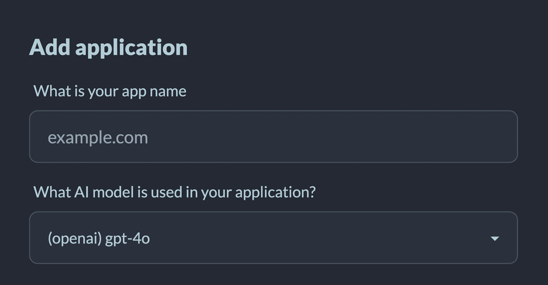 Set up application